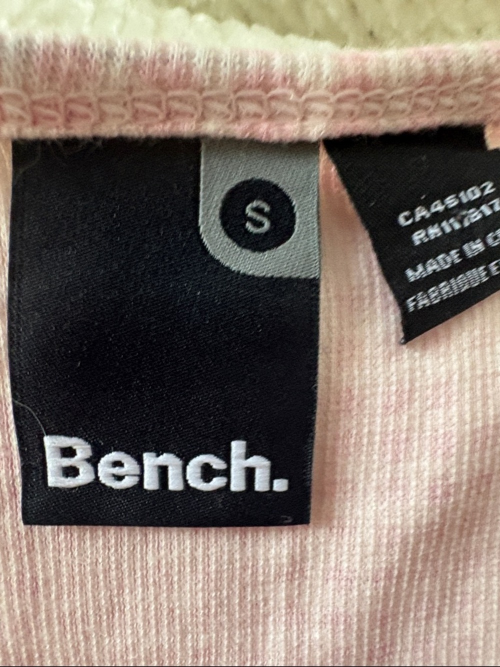 Bench Light Pink Racerback Tank Top - Picture 3 of 3